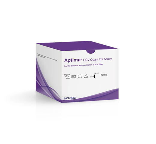 Hologic Aptima™ HCV Quant Dx Assay in white background